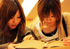 図書館での調べ物